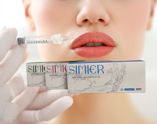 Αναδιαμόρφωση μύτης Cross Linked Ha Filler 1ml 2ml Κοσμητικά γεμιστικά χείλη