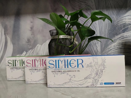 1 ml 2 ml Διασταυρωμένο υαλουρονικό οξύ 24mg/ ml HA Δερματικά γεμιστικά