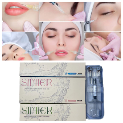 Ενέσιμες ενέσεις υαλουρονικού οξέος 24mg/ ml για φροντίδα προσώπου