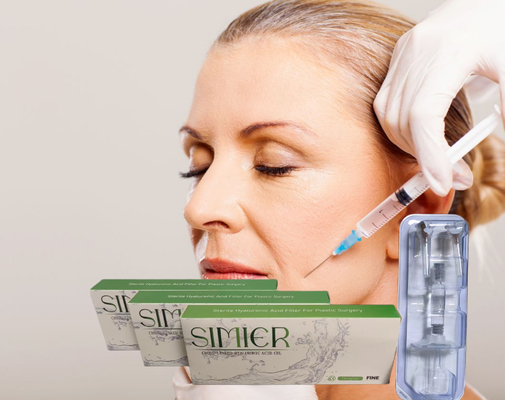 Ζελέ Cross Linked Hyaluronic Acid Lip Filler Anti Wrinkle 1 ml 2 ml Εναλλακτικό για τα χείλη