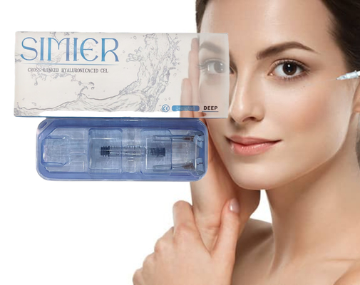 CE 1 ml Deep Derm Facial Dermal Filler Υαλουρονικό οξύ HA Σφραγιστικά χείλη Αντιγήρανση