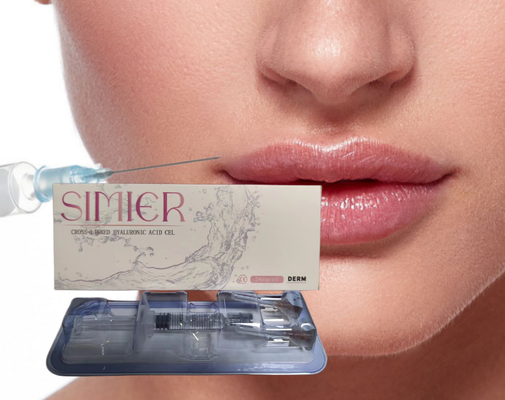 CE 1 ml Deep Derm Facial Dermal Filler Υαλουρονικό οξύ HA Σφραγιστικά χείλη Αντιγήρανση