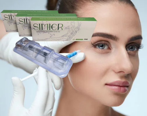 Εναλλακτικά συνδεδεμένα 5ml 30mg/ ml Πηγούνι Υαλουρονικό οξύ Ενέσιμη Αντι ρυτίδες