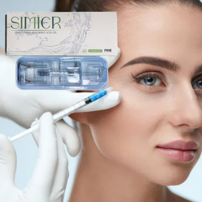 SIMIER 1mI 2ml Φωτοειδές Χυαλουρονικό Οξύ Χελ Γελιού Ενέσιμης Μεσοθεραπευτικής Λύσης