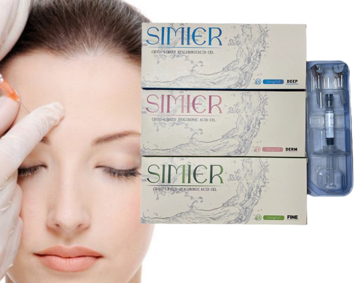 Ο σταυρός σύνδεσε το Hyaluronic όξινο δερμικό χειλικό υλικό πληρώσεως πηγουνιών μάγουλων