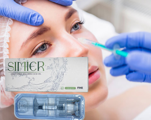 Ο σταυρός σύνδεσε το Hyaluronic όξινο δερμικό χειλικό υλικό πληρώσεως πηγουνιών μάγουλων